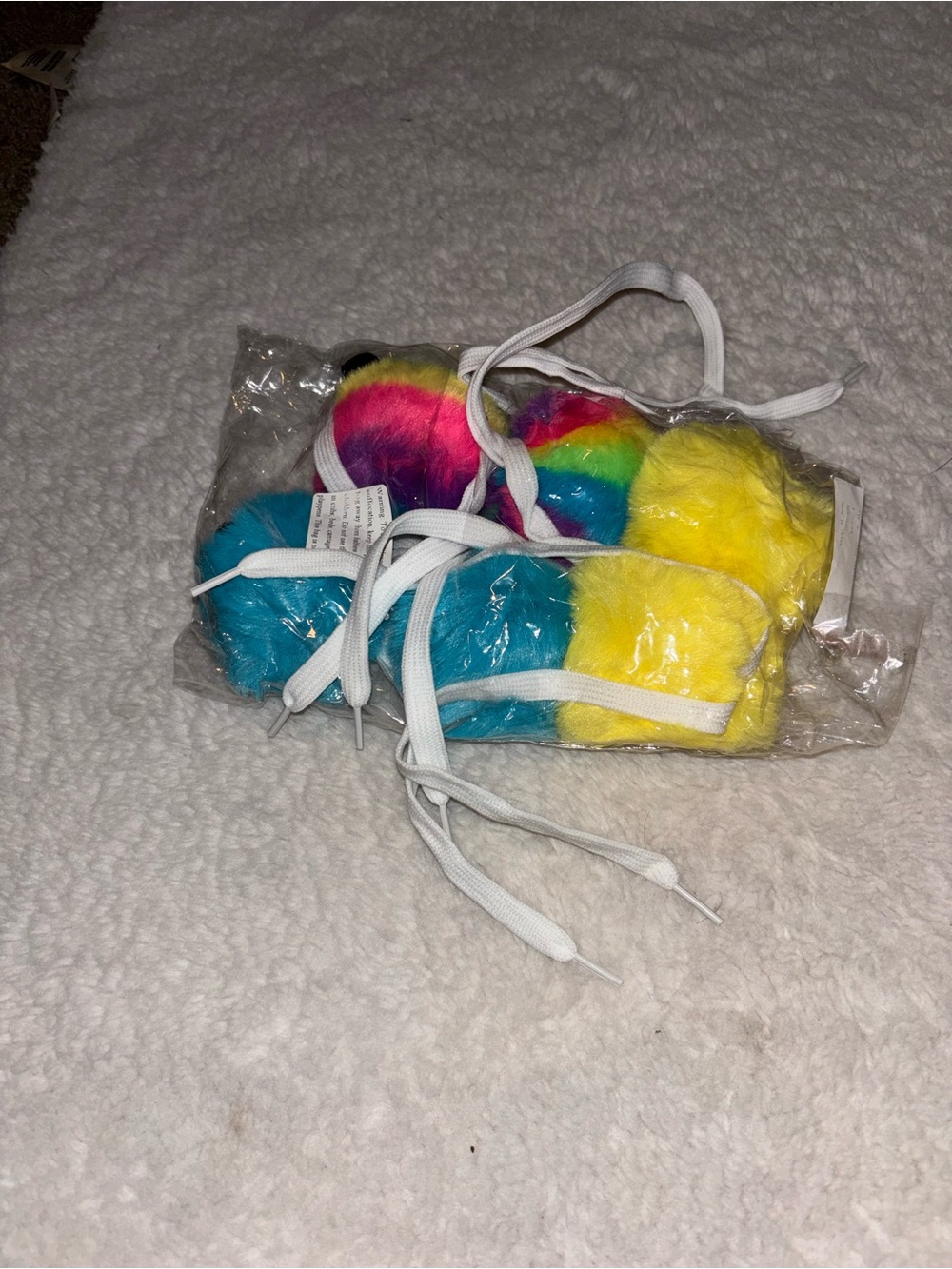 Pom poms for skates Multicolor